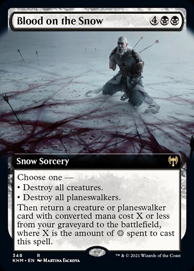 Blood on the Snow (Extended Art) [Kaldheim] | PLUS EV GAMES 