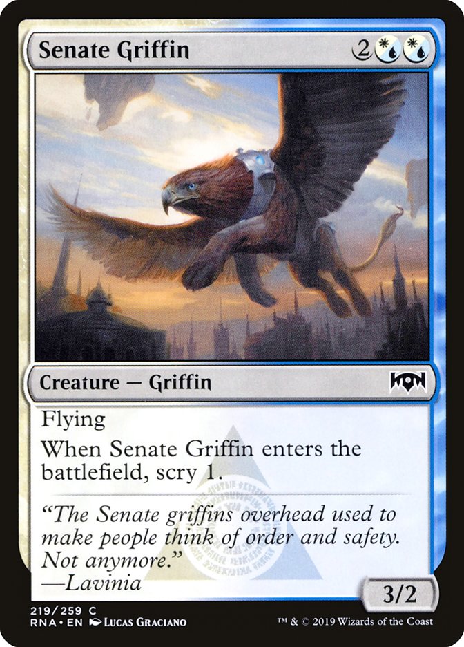 Senate Griffin [Ravnica Allegiance] | PLUS EV GAMES 