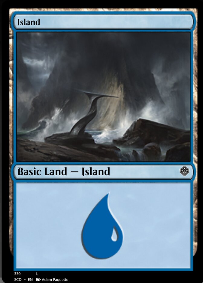 Island (339) [Starter Commander Decks] | PLUS EV GAMES 