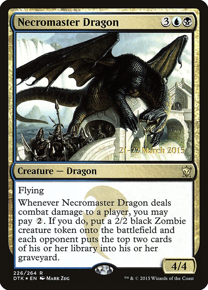 Necromaster Dragon  [Dragons of Tarkir Prerelease Promos] | PLUS EV GAMES 
