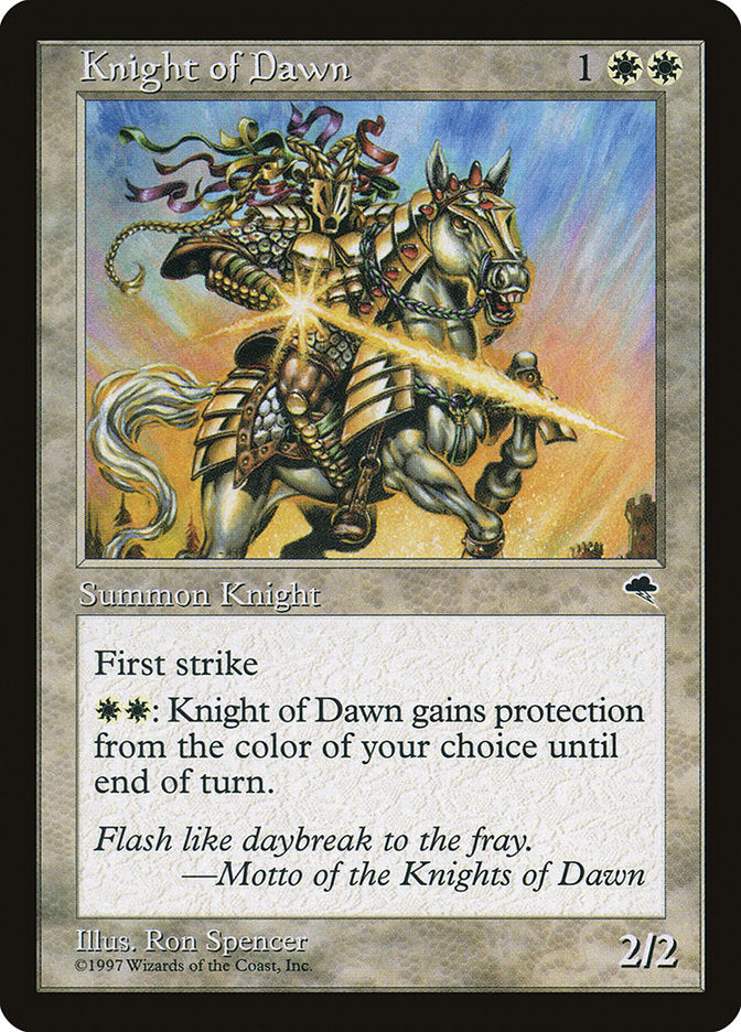 Knight of Dawn [Tempest] | PLUS EV GAMES 