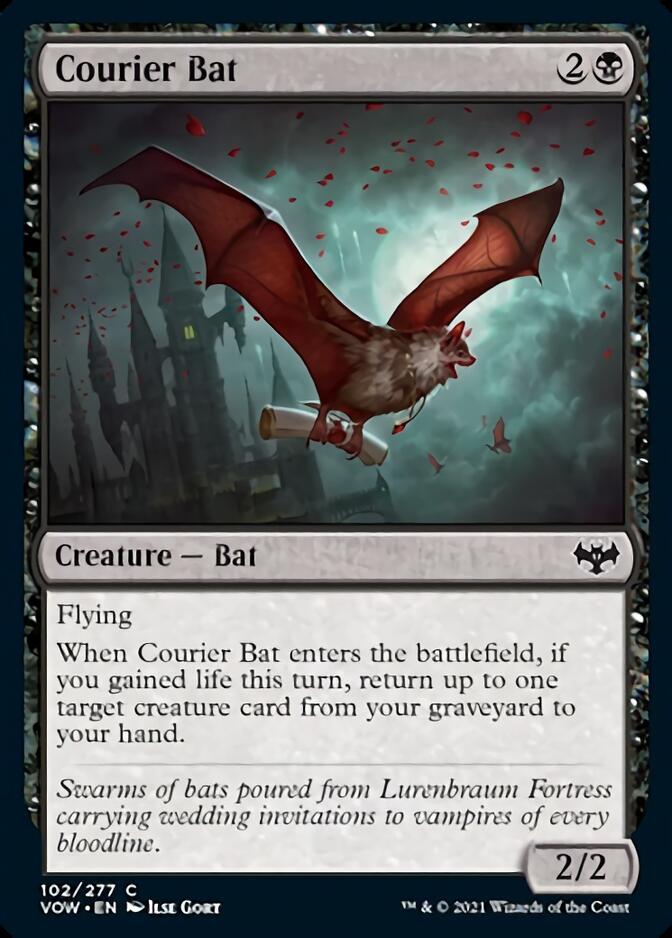 Courier Bat [Innistrad: Crimson Vow] | PLUS EV GAMES 