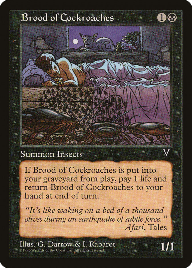 Brood of Cockroaches [Visions] | PLUS EV GAMES 