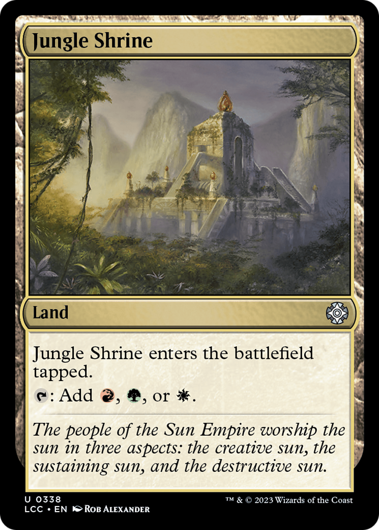 Jungle Shrine [The Lost Caverns of Ixalan Commander] | PLUS EV GAMES 