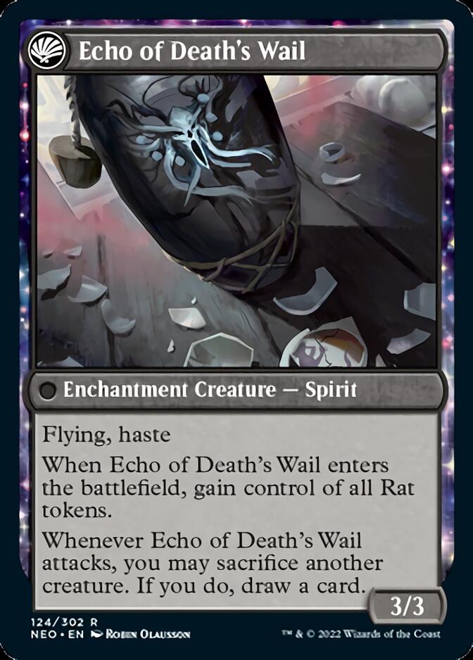 Tribute to Horobi // Echo of Death's Wail [Kamigawa: Neon Dynasty] | PLUS EV GAMES 