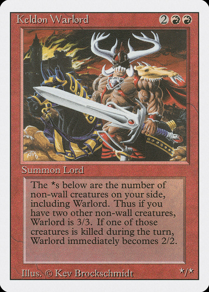 Keldon Warlord [Revised Edition] | PLUS EV GAMES 