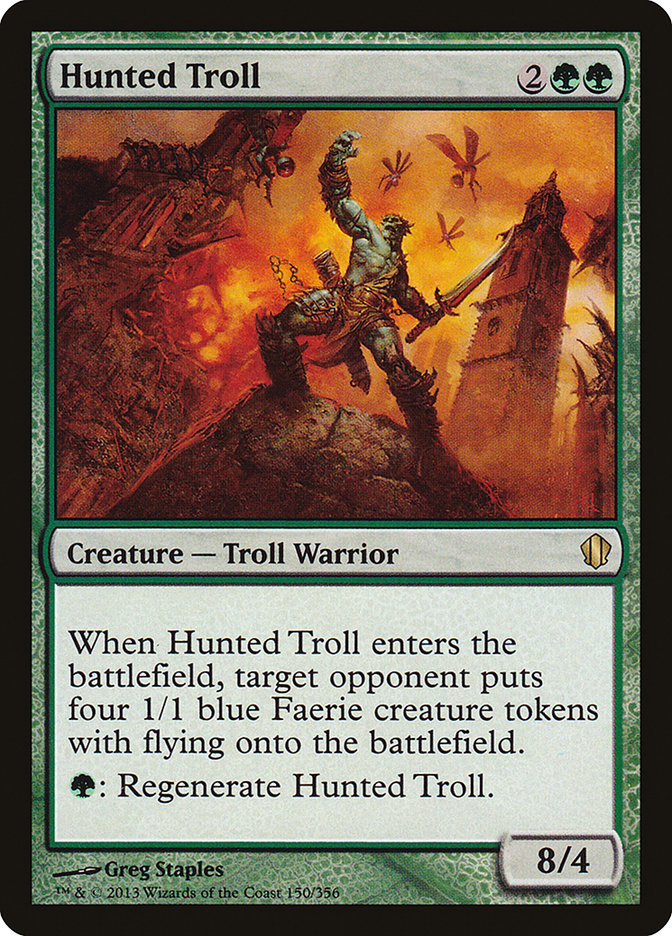 Hunted Troll [Commander 2013] | PLUS EV GAMES 