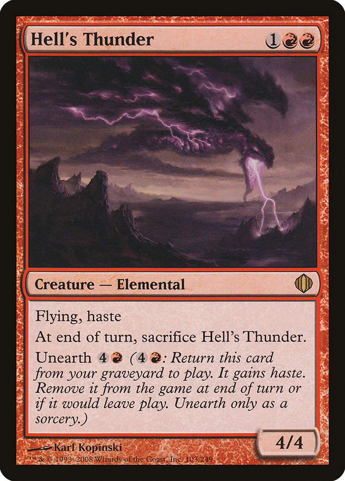 Hell's Thunder [Shards of Alara] | PLUS EV GAMES 