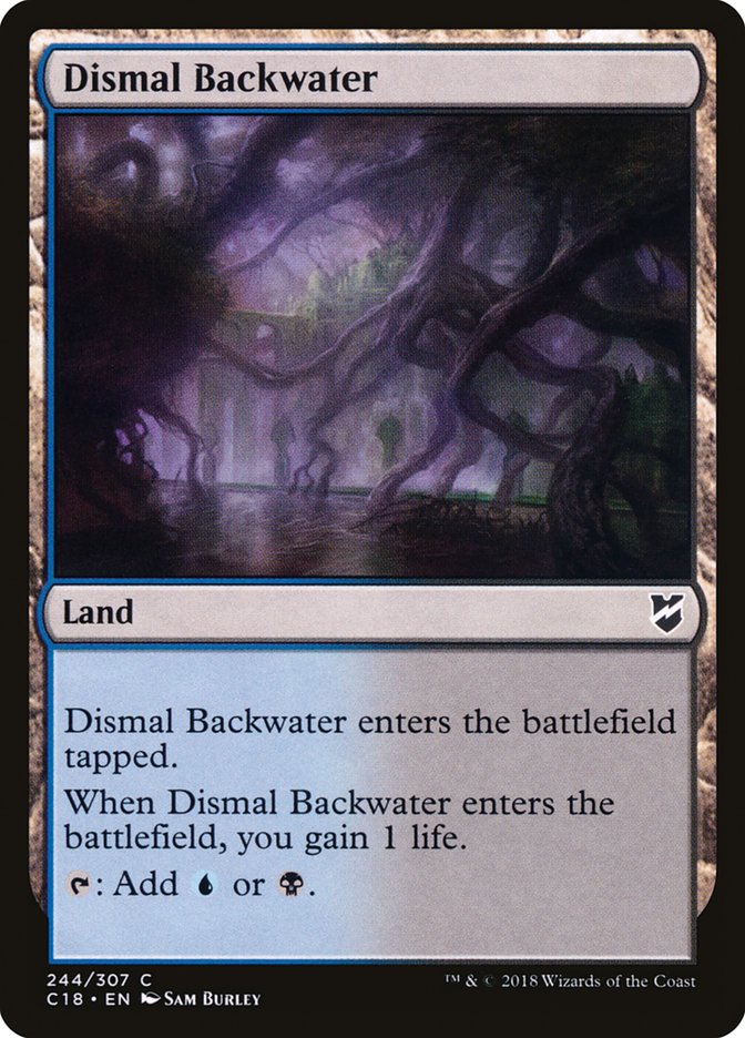 Dismal Backwater [Commander 2018] | PLUS EV GAMES 