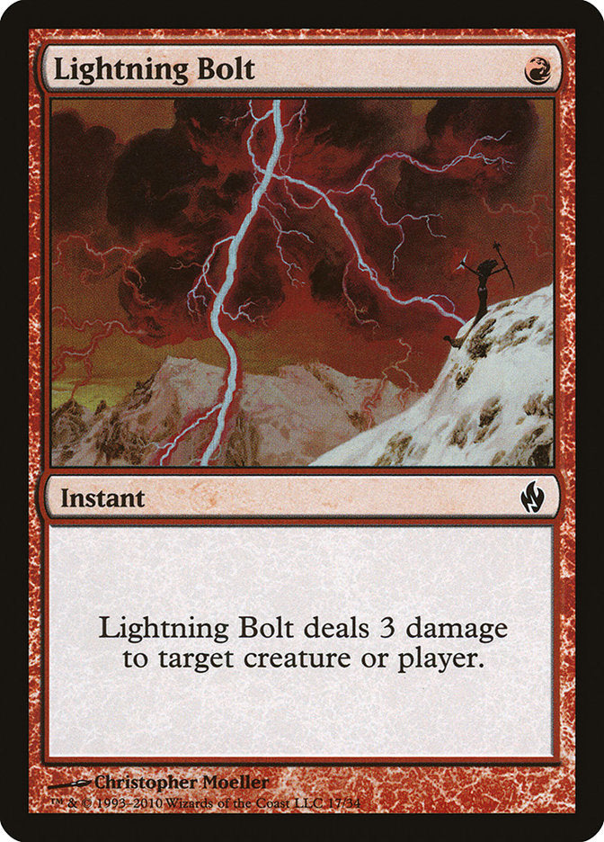 Lightning Bolt [Premium Deck Series: Fire and Lightning] | PLUS EV GAMES 