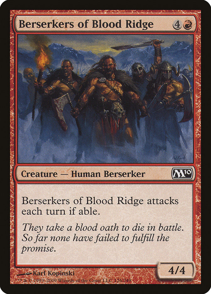 Berserkers of Blood Ridge [Magic 2010] | PLUS EV GAMES 