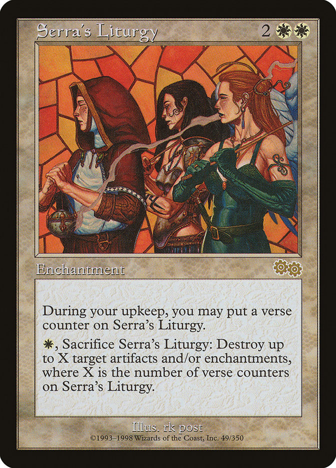 Serra's Liturgy [Urza's Saga] | PLUS EV GAMES 