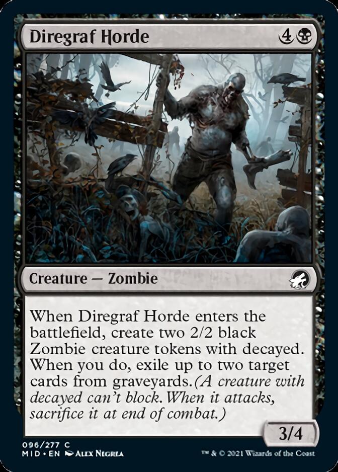 Diregraf Horde [Innistrad: Midnight Hunt] | PLUS EV GAMES 