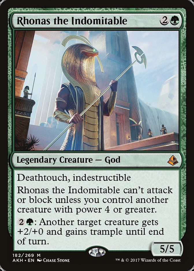 Rhonas the Indomitable [Amonkhet] | PLUS EV GAMES 