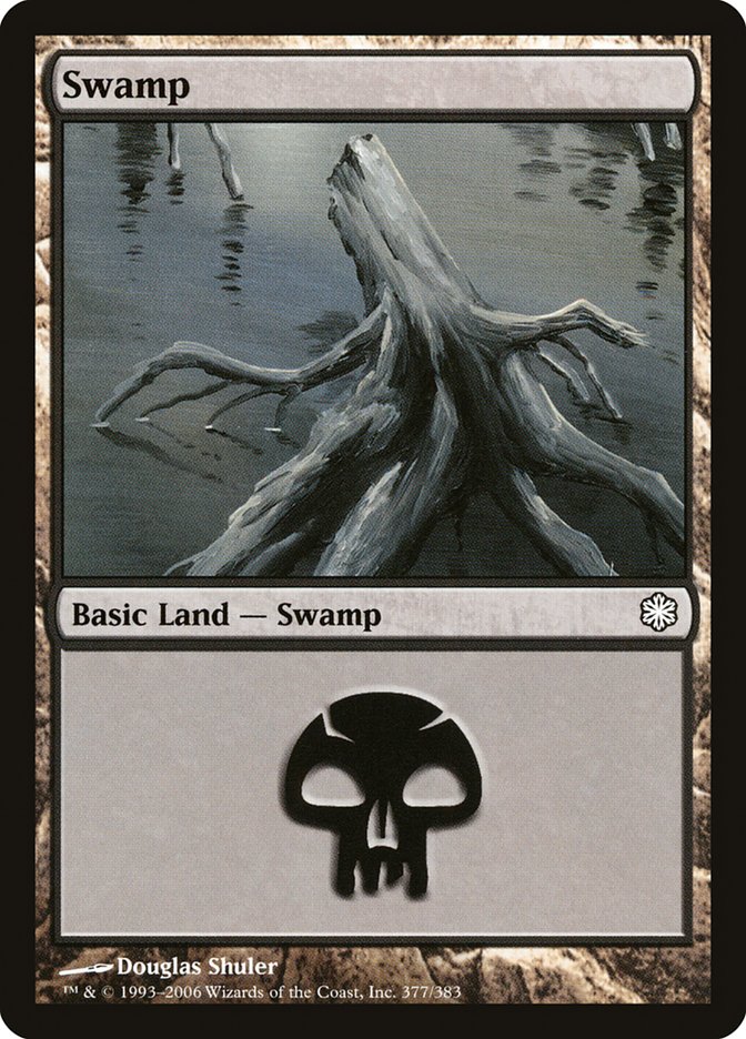 Swamp (377) [Coldsnap Theme Decks] | PLUS EV GAMES 