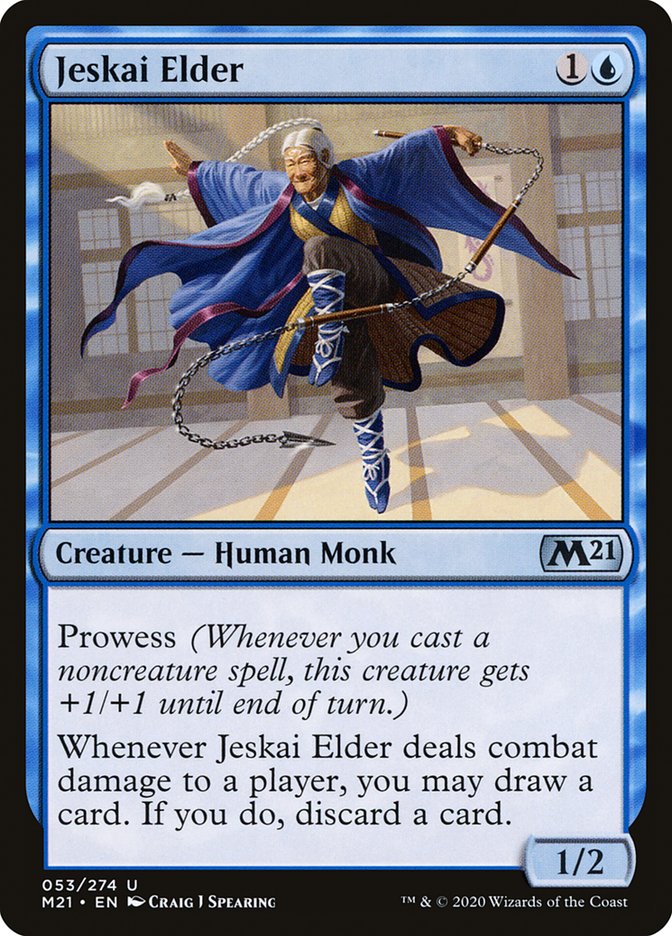 Jeskai Elder [Core Set 2021] | PLUS EV GAMES 