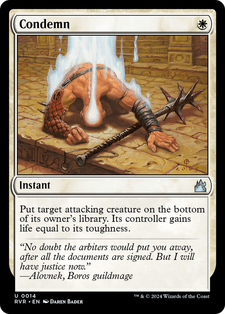 Condemn [Ravnica Remastered] | PLUS EV GAMES 