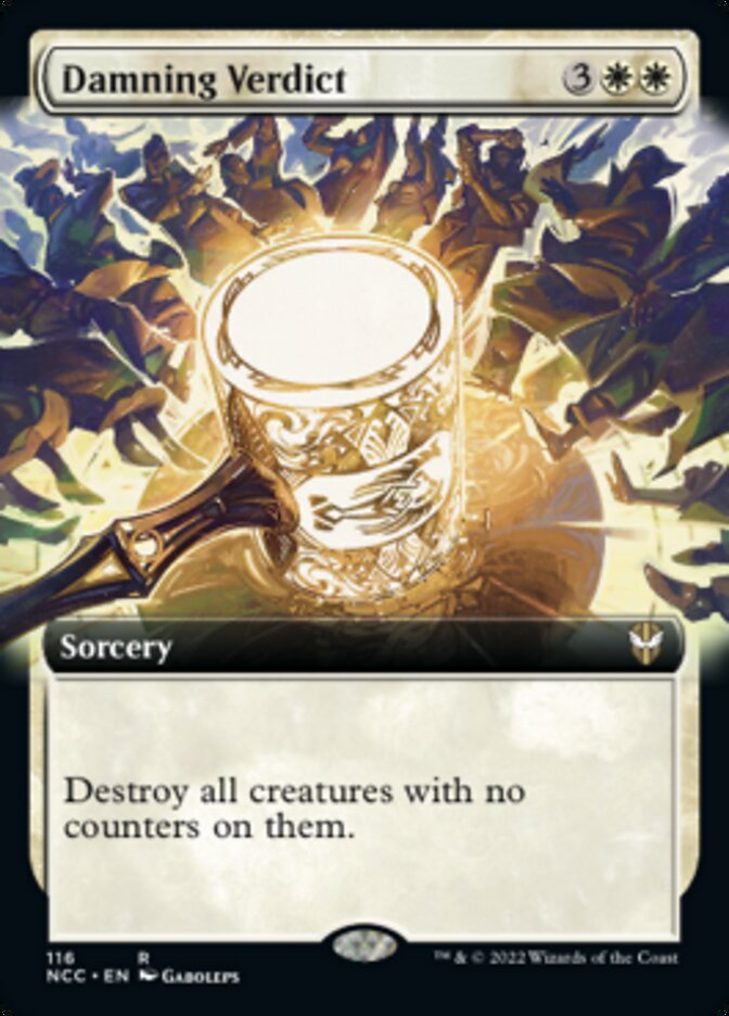 Damning Verdict (Extended Art) [Streets of New Capenna Commander] | PLUS EV GAMES 