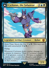 Cyclonus, the Saboteur // Cyclonus, Cybertronian Fighter [Universes Beyond: Transformers] | PLUS EV GAMES 