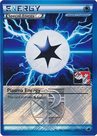 Plasma Energy (106/116) (Play Pokemon Promo) [Black & White: Plasma Freeze] | PLUS EV GAMES 