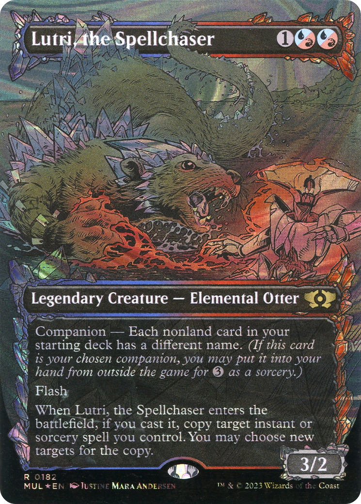 Lutri, the Spellchaser (Halo Foil) [Multiverse Legends] | PLUS EV GAMES 