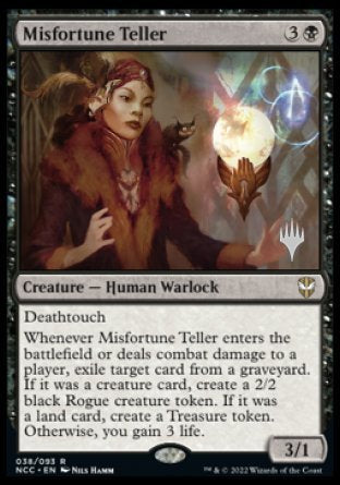 Misfortune Teller (Promo Pack) [Streets of New Capenna Commander Promos] | PLUS EV GAMES 