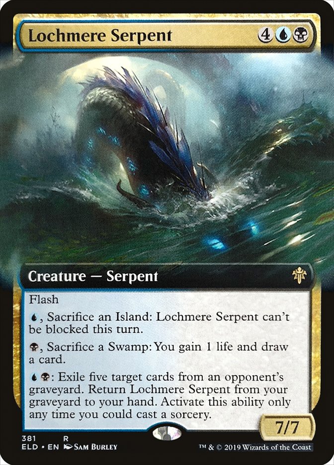 Lochmere Serpent (Extended) [Throne of Eldraine] | PLUS EV GAMES 