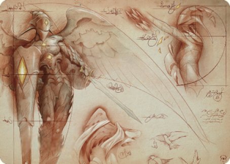 Platinum Angel Art Card [The Brothers' War Art Series] | PLUS EV GAMES 