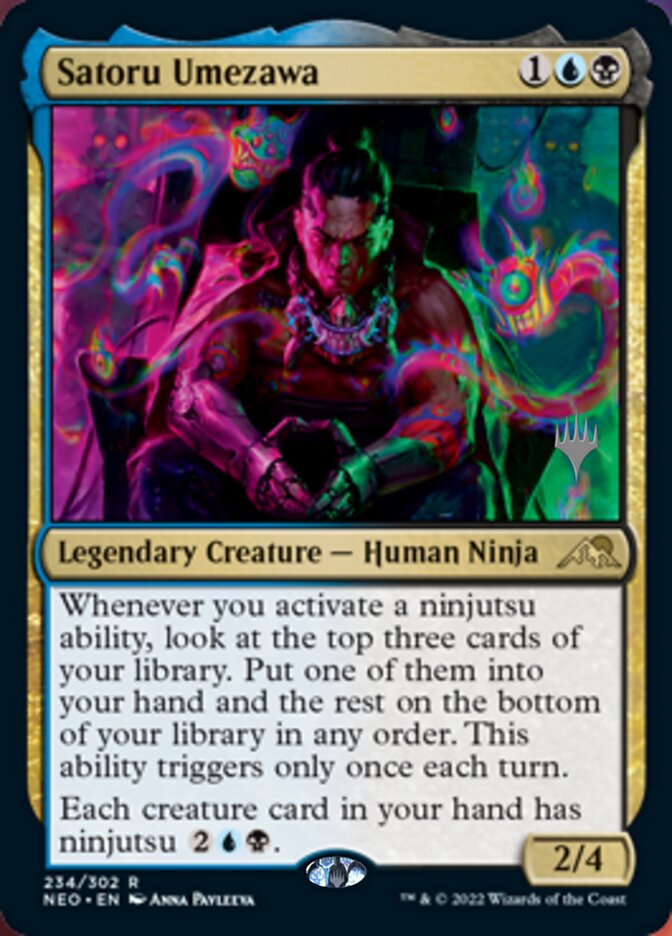 Satoru Umezawa (Promo Pack) [Kamigawa: Neon Dynasty Promos] | PLUS EV GAMES 