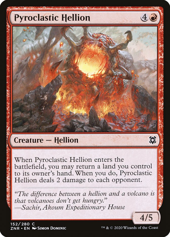 Pyroclastic Hellion [Zendikar Rising] | PLUS EV GAMES 