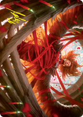 Sigarda's Imprisonment Art Card (Gold-Stamped Signature) [Innistrad: Crimson Vow Art Series] | PLUS EV GAMES 