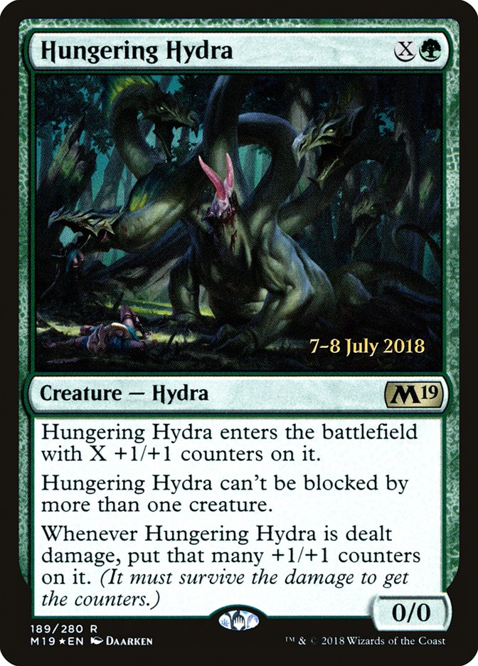 Hungering Hydra  [Core Set 2019 Prerelease Promos] | PLUS EV GAMES 