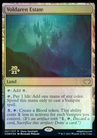 Voldaren Estate [Innistrad: Crimson Vow Prerelease Promos] | PLUS EV GAMES 