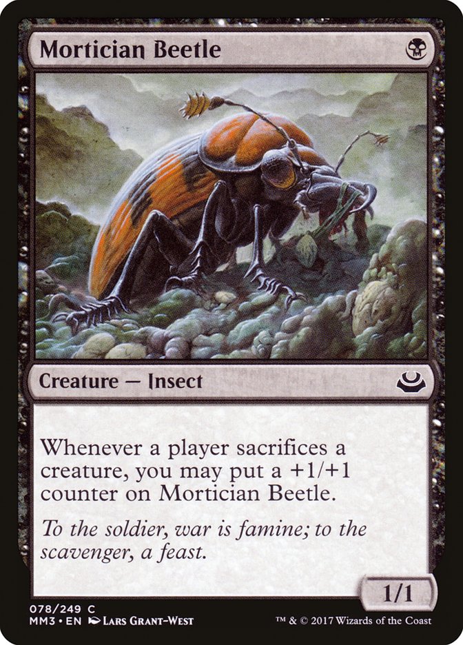 Mortician Beetle [Modern Masters 2017] | PLUS EV GAMES 