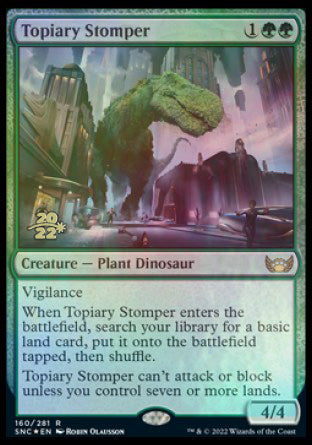 Topiary Stomper [Streets of New Capenna Prerelease Promos] | PLUS EV GAMES 