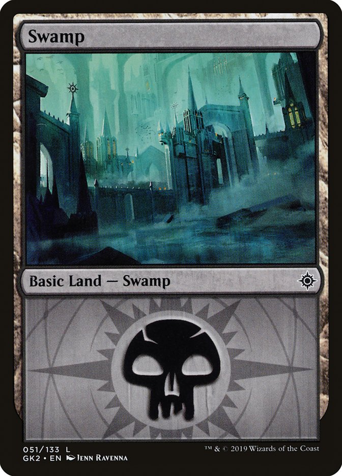 Swamp (51) [Ravnica Allegiance Guild Kit] | PLUS EV GAMES 