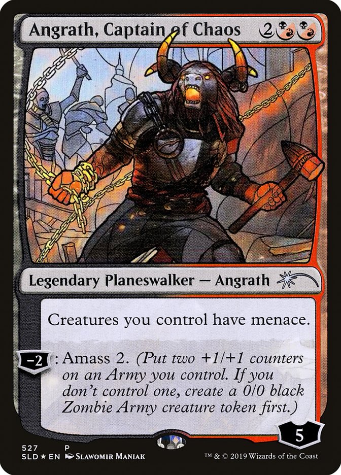 Angrath, Captain of Chaos (Stained Glass) [Secret Lair Drop Promos] | PLUS EV GAMES 