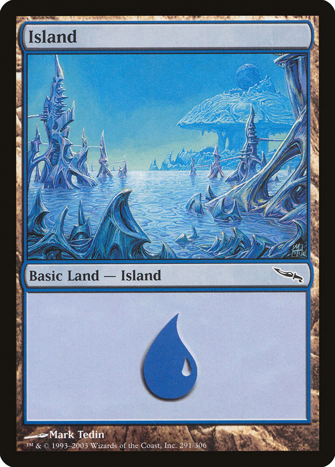 Island (291) [Mirrodin] | PLUS EV GAMES 