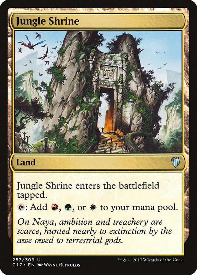 Jungle Shrine [Commander 2017] | PLUS EV GAMES 