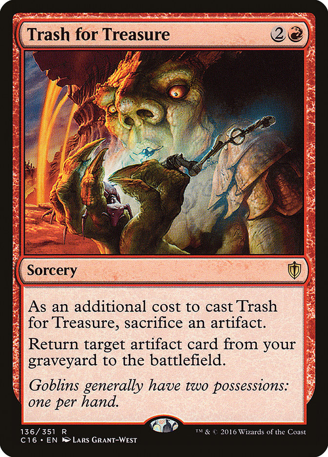 Trash for Treasure [Commander 2016] | PLUS EV GAMES 
