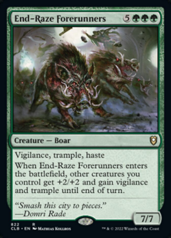 End-Raze Forerunners [Commander Legends: Battle for Baldur's Gate] | PLUS EV GAMES 