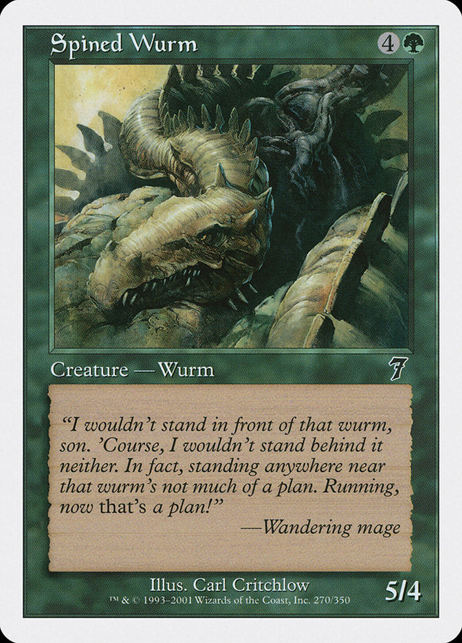 Spined Wurm [Seventh Edition] | PLUS EV GAMES 