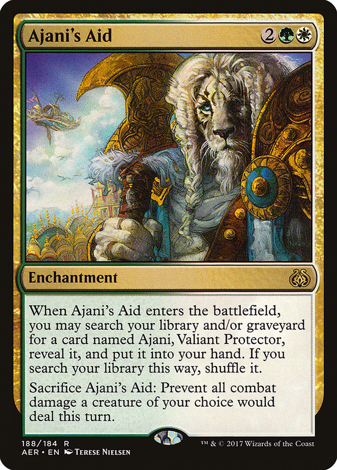 Ajani's Aid [Aether Revolt] | PLUS EV GAMES 