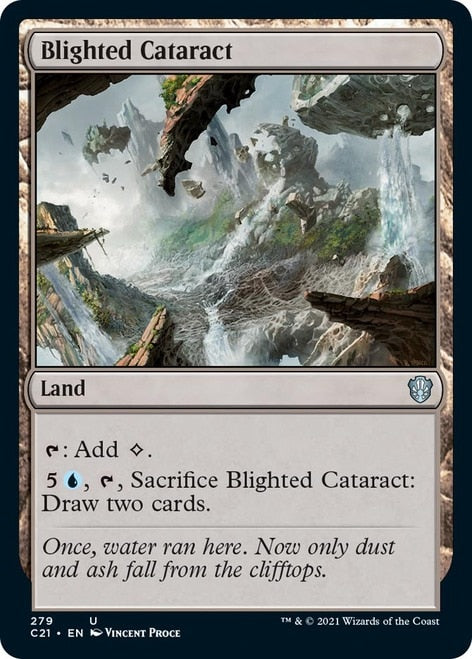 Blighted Cataract [Commander 2021] | PLUS EV GAMES 