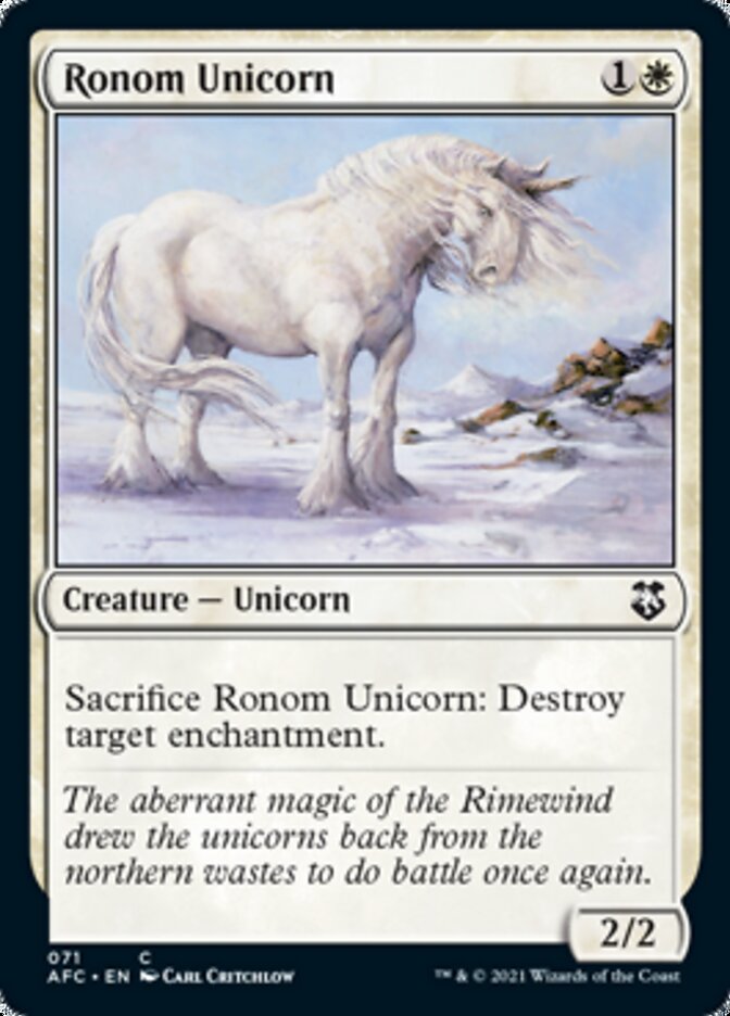 Ronom Unicorn [Dungeons & Dragons: Adventures in the Forgotten Realms Commander] | PLUS EV GAMES 