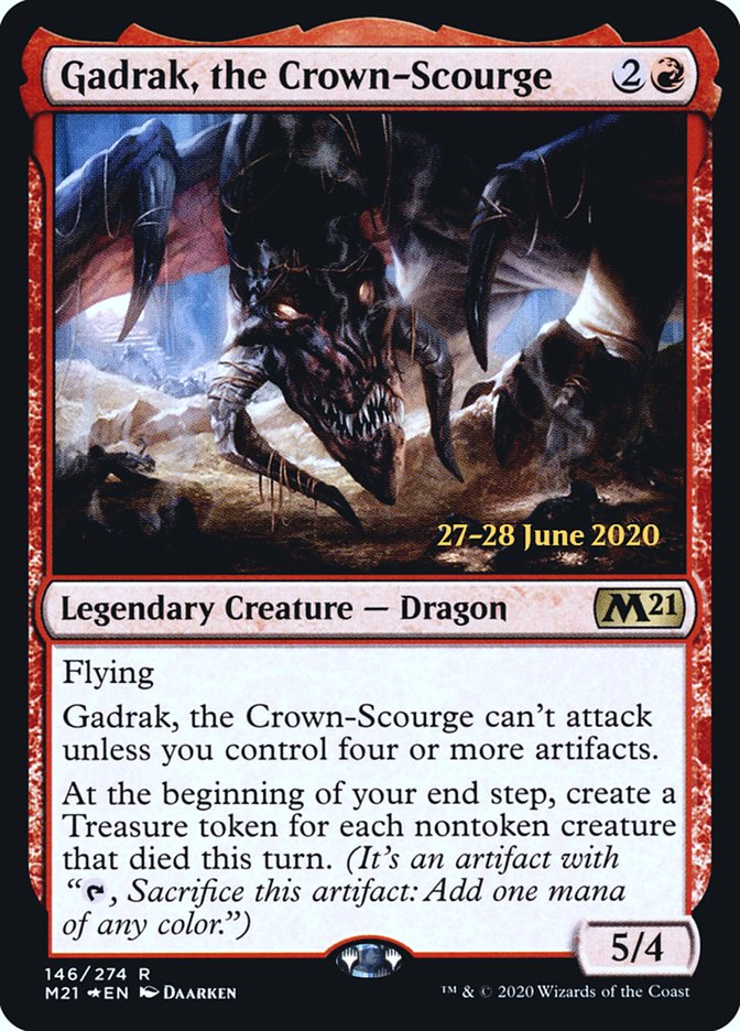 Gadrak, the Crown-Scourge  [Core Set 2021 Prerelease Promos] | PLUS EV GAMES 