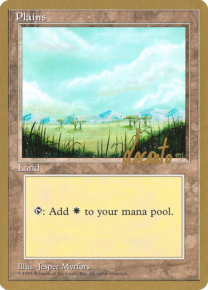 Plains (ml365) (Michael Loconto) [Pro Tour Collector Set] | PLUS EV GAMES 