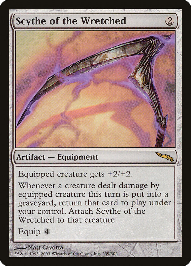 Scythe of the Wretched [Mirrodin] | PLUS EV GAMES 