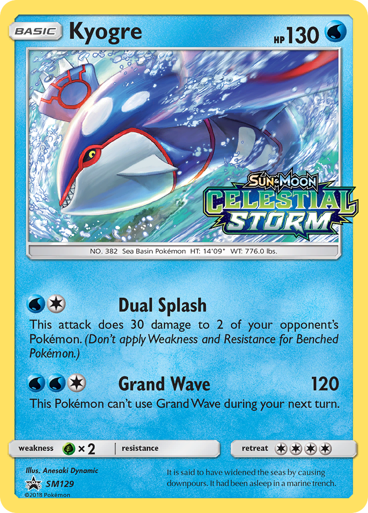 Kyogre [SM Black Star Promos]