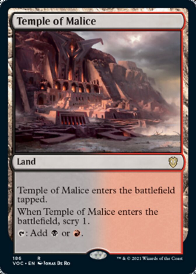 Temple of Malice [Innistrad: Crimson Vow Commander] | PLUS EV GAMES 